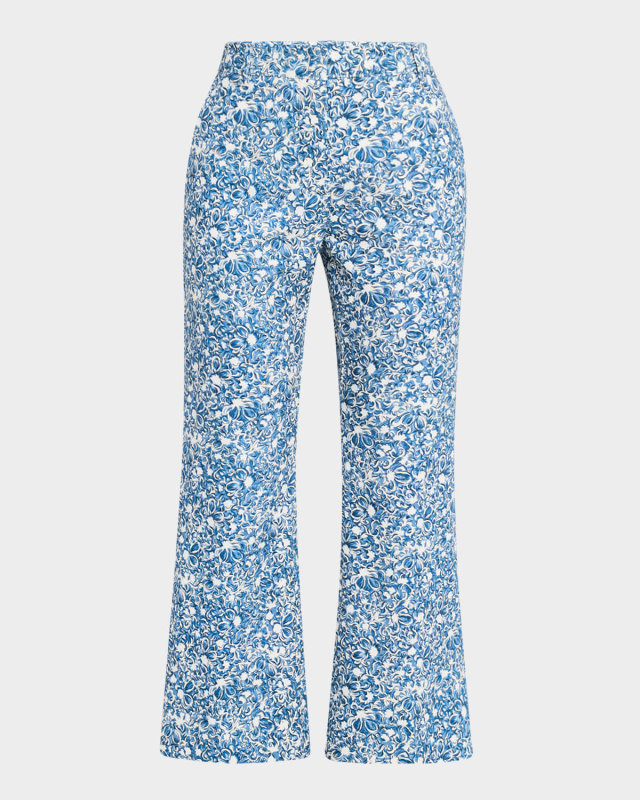 Cadmio Cropped Flare-Leg Pants